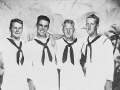 141 Estel C. Price & Buddies USS Wisconsin Hawaii 1945
