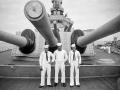 561 USS Wisconsin - forward guns circa 1945-46