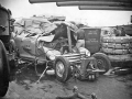 1032 Vehicle damage on fantail