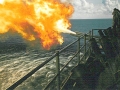 039 L.Graves Turret two sea trials 16in Gun fire