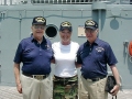 038a  L to R - Dick Hamann, Kerri Turner  (TV Show JAG) Dom Menta