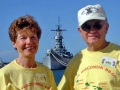 160 John & Ruth Protivnak and the USS Missouri   20051004