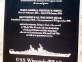 003 WALL OF HONOR TEXAS BB-64 PLAQUE